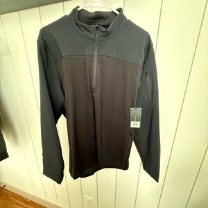 New Ten Thousand Men's Black Tactical  Half-Zip Jacket Size Large